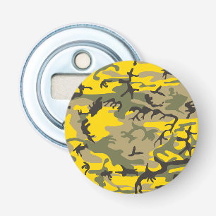 Gelbe und grüne Camouflage, Militär, Armee Flaschenöffner