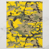 Gelbe und grüne Camouflage, Militär, Armee Flyer (Hinten)