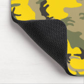 Gelbe und grüne Camouflage, Militär, Armee Mousepad (Ecke)
