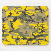 Gelbe und grüne Camouflage, Militär, Armee Mousepad (Vorne)