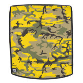 Gelbe und grüne Camouflage, Militär, Armee Rucksack (Abnehmbare Front)