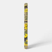 Gelbe und grüne Camouflage, Militär, Armee Samsung Galaxy Hülle (Linke Seite)