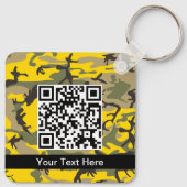 Gelbe und grüne Camouflage, Militär, Armee Schlüsselanhänger (Rückseite)