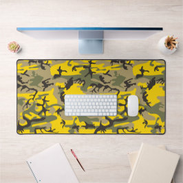 Gelbe und grüne Camouflage, Militär, Armee Schreibtischunterlage