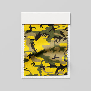 Gelbe und grüne Camouflage, Militär, Armee Stoff