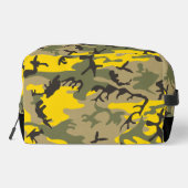 Gelbe und grüne Camouflage, Militär, Armee Waschbeutel (Rückseite)
