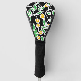 Gelbe und grüne Doodle Golf Headcover