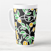 Gelbe und grüne Doodle Milchtasse (Linke Ecke)