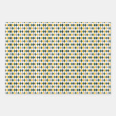 Gelbe und grüne Farbmuster Geschenkpapier Set (Vorderseite 2)