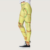 Gelbe und grüne Legierung. Leggings (Links)