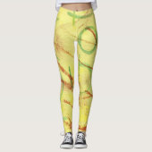 Gelbe und grüne Legierung. Leggings (Vorderseite)