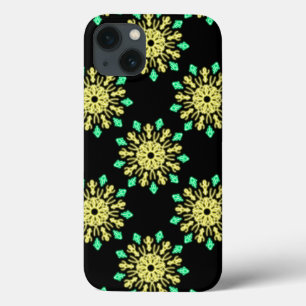 Gelbe und grüne Neon Blume Case-Mate iPhone Gehäus Hülle
