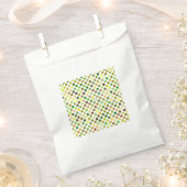 Gelbe und grüne Punkte Geschenktütchen (Ausgeschnitten)
