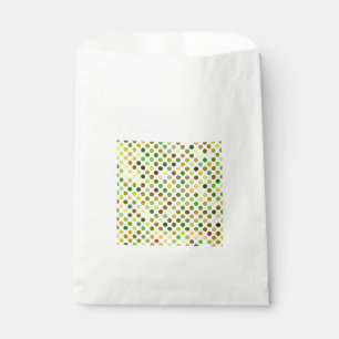 Gelbe und grüne Punkte Geschenktütchen
