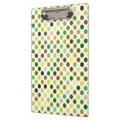 Gelbe und grüne Punkte Klemmbrett (Links)