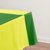 Gelbe und grüne Quadrate Tischdecke (Beispiel)
