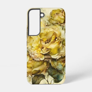 Gelbe und grüne Riesensosen Samsung Galaxy Hülle
