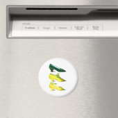 Gelbe und grüne Schuhe Magnet (In Situ (Geschirrspüler))