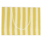 Gelbe und grüne Sommerbachelorette Große Geschenktüte (Rückseite)