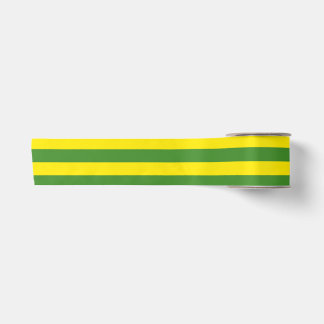 Gelbe und grüne Streifen Satinband