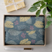 Gelbe und grüne tropische Blätter Seidenpapier (Geschenk)