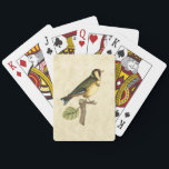 Gelbe und grüne Vögel auf einem kleinen Zweig Spielkarten<br><div class="desc">Dieser graviert inspirierte Druck zeigt scharfe,  lebendige Bilder mit hoher Farbgenauigkeit. Der neutrale Hintergrund hebt die Farben des Vogels hervor. Passen Sie Ihr liebstes Zazzle-Produkt mit diesem schönen Bild an.</div>