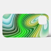 Gelbe und grüne Wellen Case-Mate iPhone Hülle (Rückseite (Horizontal))