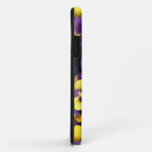 Gelbe und Lila Blume Pansy Case-Mate iPhone Hülle (Hinten/Rechts)