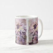 GELBE UND LILA DAHLIAS CLASSIC-TASSE KAFFEETASSE (VorderseiteRechts)