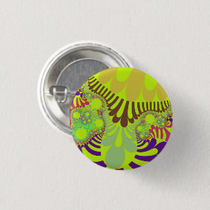 Gelbe und Lila Mod Button