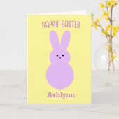 Gelbe und Lila Ostersonnenkarte Karte (Gelbe Blume)