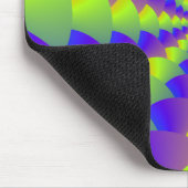 Gelbe und Lila Spiralmousepad Mousepad (Ecke)