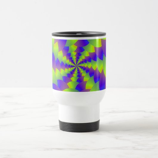 Gelbe und Lila Tasse (Mittel)