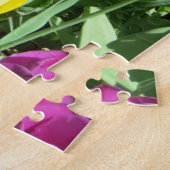 Gelbe und Lila Tulip Blume Puzzle (Seite)