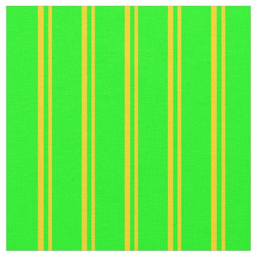 Gelbe und Limone farbige Linien Stoff (Nahaufnahme)