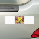 Gelbe und orange Rose Autoaufkleber (Auf Auto)