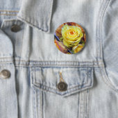 Gelbe und orange Rose Button (Beispiel)
