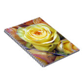 Gelbe und orange Rose Notizblock (Rechte Seite)