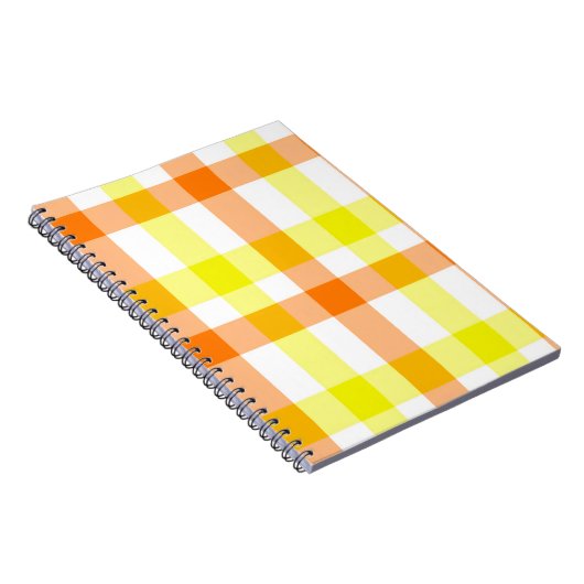 Gelbe und orange Streifen Notizblock (Rechte Seite)