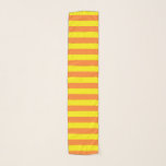 Gelbe und orange Streifen Schal<br><div class="desc">Abstrakte digitale Kunst der gelben und orange Streifen</div>