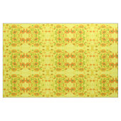 Gelbe und orangefarbene Blütenstoffe Stoff (Yard (91,4 cm))