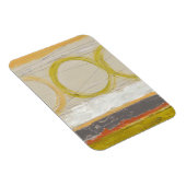 Gelbe und orangefarbene Kreise auf mehrfarbigem Hi Magnet (Rechte Seite)