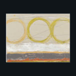 Gelbe und orangefarbene Kreise auf mehrfarbigem Hi Postkarte<br><div class="desc">June Erica Vess ist die Künstlerin hinter diesem phantastischen Kunstwerk: Gelb und orange kreisen Erholung auf einem farbenfrohen Hintergrund. Ein einzigartiges Werk, das für viele Zazzle Produkte ein großartiges, individuelles Design machen würde. Bestelle noch heute!</div>