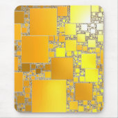 Gelbe und orangefarbene Maus-Pad Mousepad (Vorne)