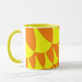 Gelbe und orangefarbene Schuppen Tasse (Links)