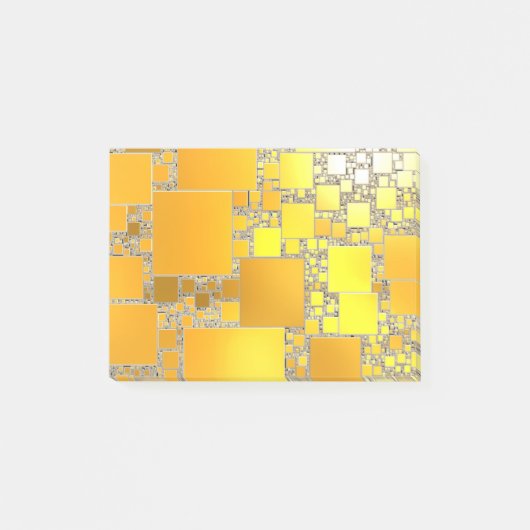 Gelbe und orangefarbene Stellen - Hinweise Post-it Klebezettel (Vorderseite)