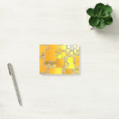 Gelbe und orangefarbene Stellen - Hinweise Post-it Klebezettel (Büro)