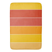 Gelbe und orangefarbene Streifen des mittleren Jah Badematte (Vorderseite Vertikal)