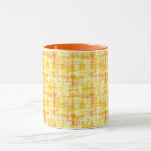 Gelbe und orangefarbene Tasse (Zentrum)