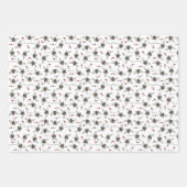 Gelbe und rosa Biene Meine Valentine Bee Mine Fun Geschenkpapier Set (Vorderseite 2)